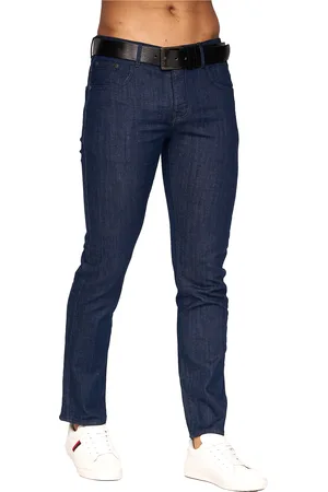 Crosshatch Mens Farrowed Stretch Jeans (Raw Wash) - - Size 30R