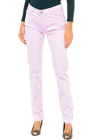 Emporio Armani Womens Long stretch fabric pants 3Y5J18-5NXXZ woman - Cotton - Size 25 (Waist)