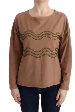 John Galliano Womens Gorgeous Studded Cotton Sweater - - Size Small