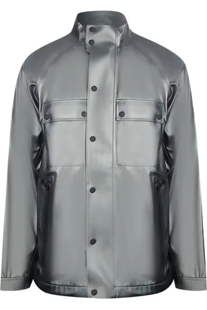 Belstaff Mens Foil Granite Shiny Jacket - Size X-Large
