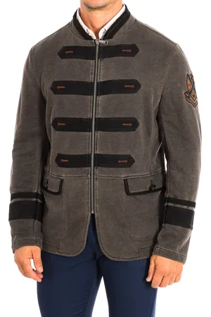 La Martina Mens round neck long-sleeved jacket TMJE31-FP222 - - Size IT 50 (Mens)