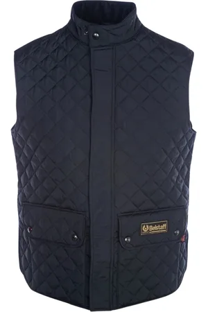 Belstaff Mens Dark Navy Waistcoat Gilet Jacket - - Size X-Small
