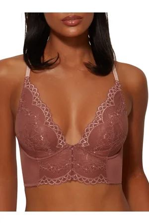 Gossard Womens Superboost Lace Deep V Bralette - Polyamide - Size 44E