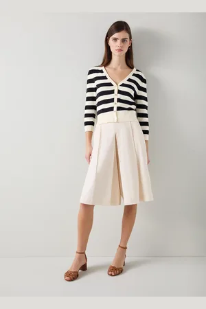 LK Bennett Womens Bells Cardigans, /Cream - Size X-Small