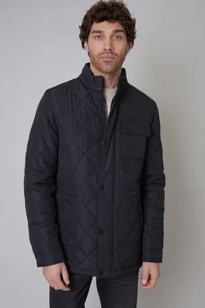 Threadbare Mens Showerproof Diamond Quilted Jacket - Size X-Large