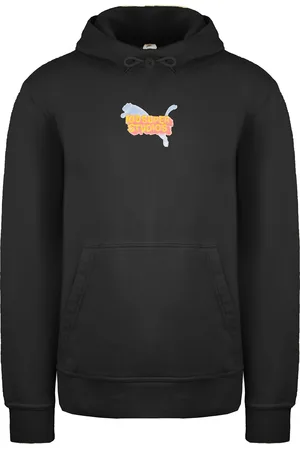 PUMA X Kidsuper Studios Long Sleeve Mens Graphic Hoodie 598463 01 Cotton - Size Small