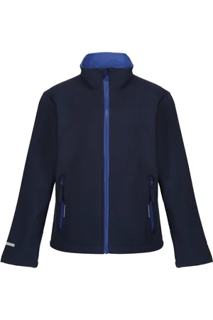 Regatta Childrens Unisex Childrens/Kids Ablaze 2 Layer Soft Shell Jacket ( /New Royal) - Size 15-16Y