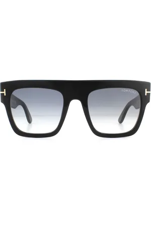 Tom Ford Womens Sunglasses Renee FT0847 01B Shiny Grey Smoke Gradient - One Size
