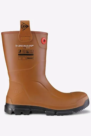 Dunlop Mens Purofort RigPRO Full Safety WATERPROOF Wellingtons - - Size UK 12