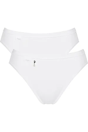 Sloggi Womens Basic+ Pearl Tai 2 Pack Briefs - - Size Medium