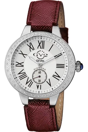 GV2 by Gevril Womens Astor White Dial 9103.4 Swiss Quartz Watch - - One Size