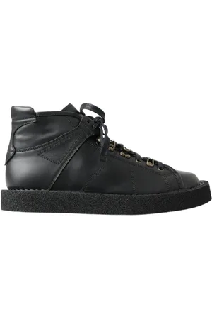 Dolce & Gabbana Mens Leather Slip on Stretch Boots - Size EU 40