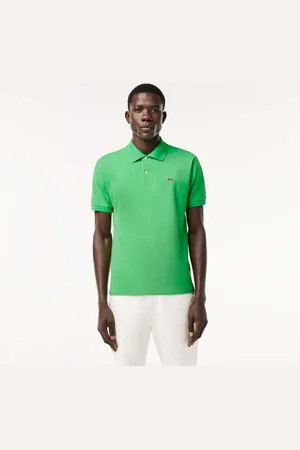 Lacoste Mens Petit Piqué Cotton Polo Shirt in - Size Small