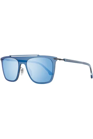 Police Mens Mirrored Rectangle Sunglasses - - One Size