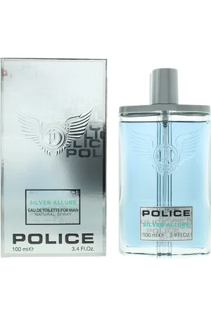 Police Mens Silver Allure Eau de Toilette 100ml - One Size