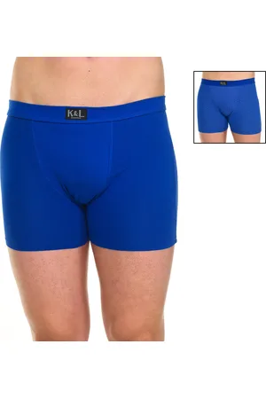 Kisses and Love Mens Pack-2 Basic Boxers with breathable fabric KL2009 men - - Size Large
