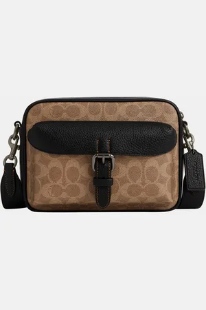 Coach Mens Warner Crossbody in Signature - - One Size