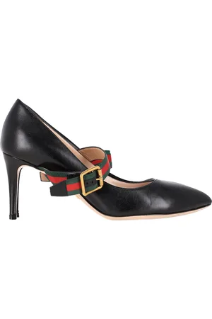 Gucci Pre-owned Womens Malaga Kid Sylvie High Heel Pumps in Leather - Size EU 37