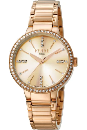 Ferre FM1L084M0081 WoMens Silver Dial Stainless Steel Watch - - One Size