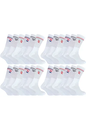 Sock Snob 24 Pairs Multipack Mens Classic Sport Breathable Socks - - Size UK 12-14