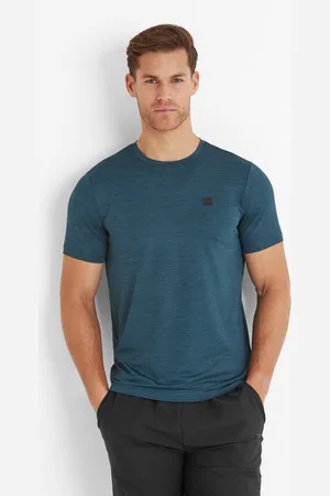 Tog 24 Boyton Mens Tech Short Sleeve Top - Petrol Green Marl - - Size 3XL