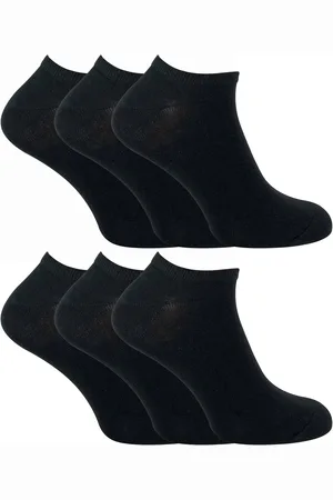 Sock Snob 6 Pack Mens Cotton Low Cut Quarter Gym / Trainer Socks - - Size UK 6-11
