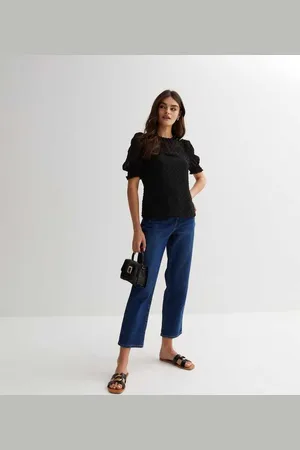 Gini London Womens Dobby Chiffon Shirred Cuff Blouse - - Size 16 UK