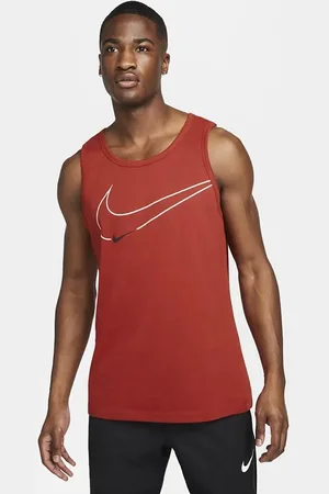 Nike Dri-FIT Mens Graphic Training Tank Vest in Cotton - Size 2XL