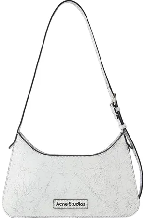 Acne Studios Womens Platt Mini Crackle Hobo Bag - - Leather - Calf Leather - One Size