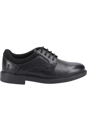 Hush Puppies Boys Tommy Leather School Shoes - Size UK 8 Infant