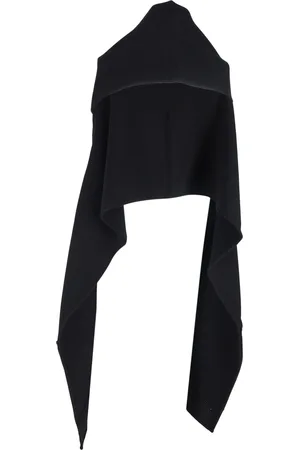 VALENTINO Pre-owned Womens Garavani VLTN Hooded Scarf with Pockets in Wool - One Size