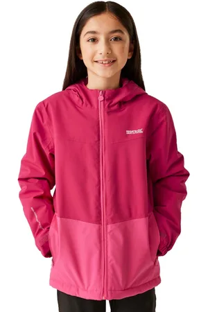Regatta Girls Highton V Full Zip Padded Waterproof Jacket - - Size 11-12Y