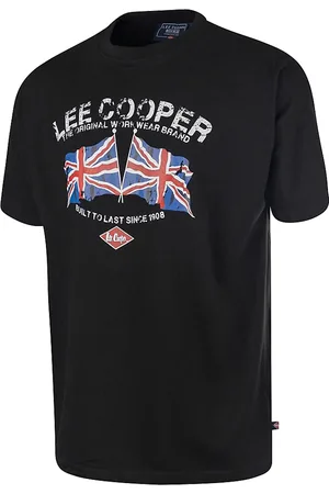 Lee Mens Logo Cotton T-Shirt - Size Large