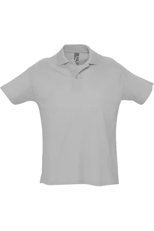 Sols Mens Summer II Pique Short Sleeve Polo Shirt ( Marl) Cotton - Size Small