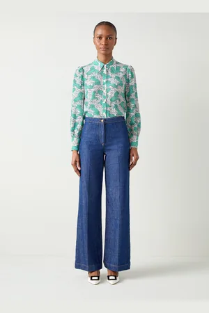 LK Bennett Womens Sonya Woven Tops - - Size 20 UK