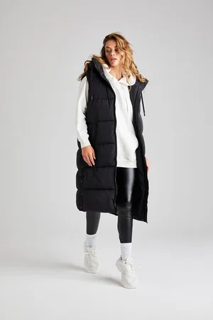 Urban Bliss Womens Longline Puffer Gilet - Size 8 UK