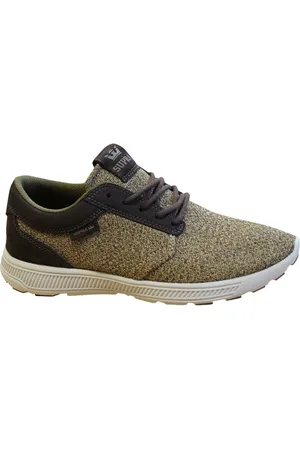 Supra Hammer Run Lace Up Mens Casual Running Trainers Bone 08128 285 - Size UK 6