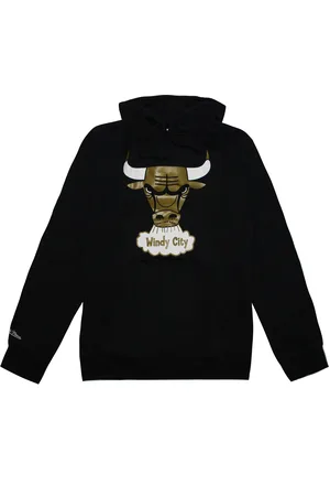 Mitchell & Ness Chicago Bulls Gold Standard Mens Hoodie - Cotton - Size Large