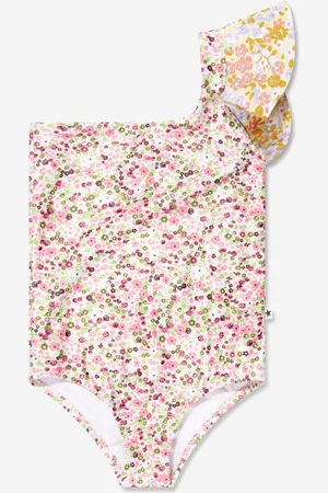 Molo Girls Meadow Print Nitt Swimsuit In - Size 10Y