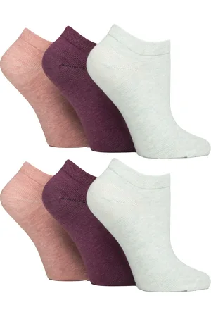 IOMI 6 Pack Womens Diabetic Trainer Socks