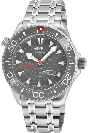 Gevril Mens Hudson Yards Swiss Automatic Grey Watch - - One Size