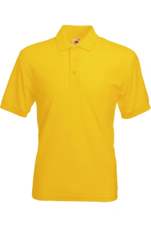 Fruit Of The Loom Mens 65/35 Pique Short Sleeve Polo Shirt - - Size 2XL