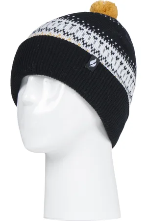 Heat Holders Ladies / Womens Knitted Beanie Bobble Hat with Pom Pom - - One Size