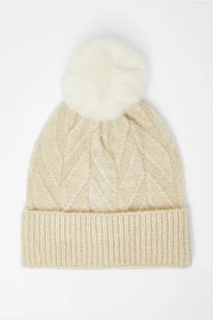 Quiz Womens Herringbone Knitted Hat - One Size