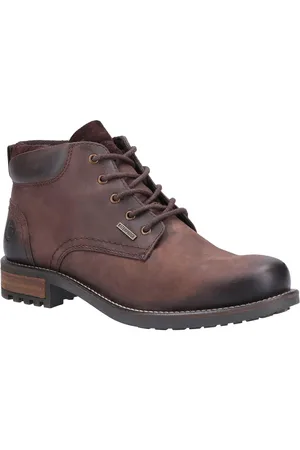 Cotswold Outdoor Mens Woodmancote Leather Combat Boots - Size UK 9