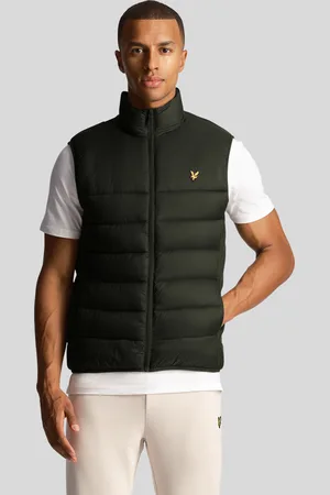 Lyle & Scott Mens Wadded Gilet in Nylon - Size X-Large