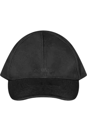 OFF-WHITE Mens Monotone Logo Baseball Cap Cotton - One Size