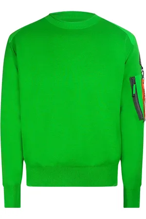 Parajumpers Mens Braw Design Parakeet Sweatshirt Wool - Size Large
