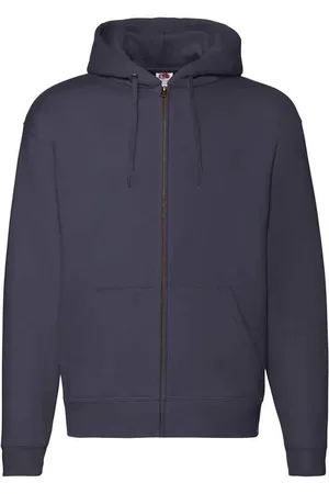 Fruit Of The Loom Unisex Adult Premium Full Zip Hoodie (Deep Navy) - - Size 3XL
