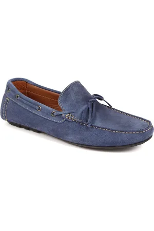 JONES BOOTMAKER Mens Percival Casual Moccasins - Leather - Size UK 8